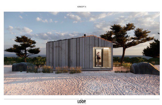Thy Tømrer og Loop modelfoto ny sauna